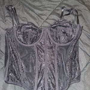 Black Lace corset Top